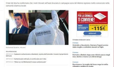 مقتل مصري وحرق جثتة فى إيطاليا.. تفاصيل مثيرة تكشف لأول مرة