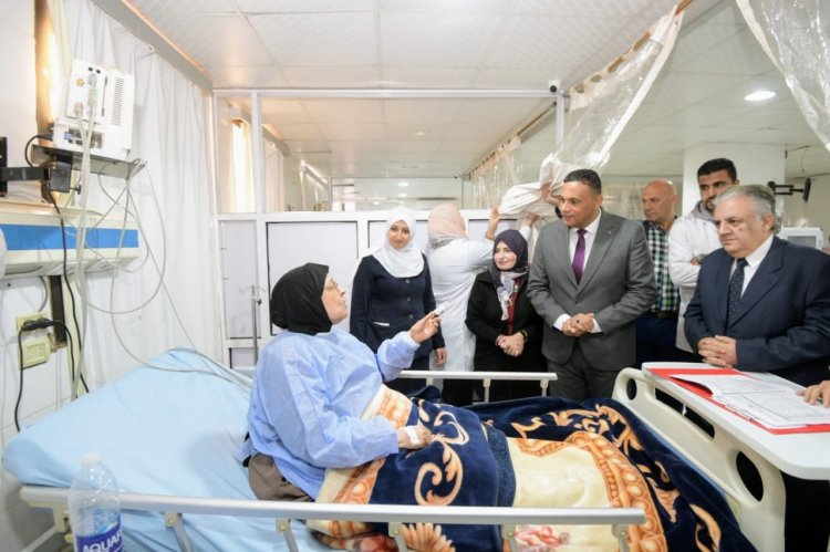 محافظ الدقهلية يتفقد أعمال التطوير والرعاية الطبية بمستشفي أجا المركزي