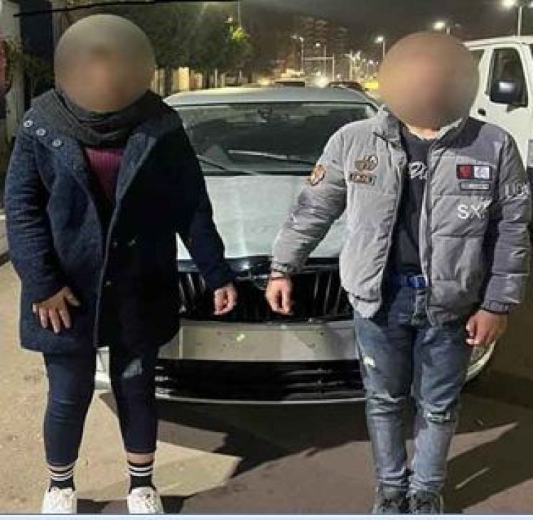 القبض على مسجل خطر وصديقته سرقا سيارة وهاتف مواطن بالمقطم