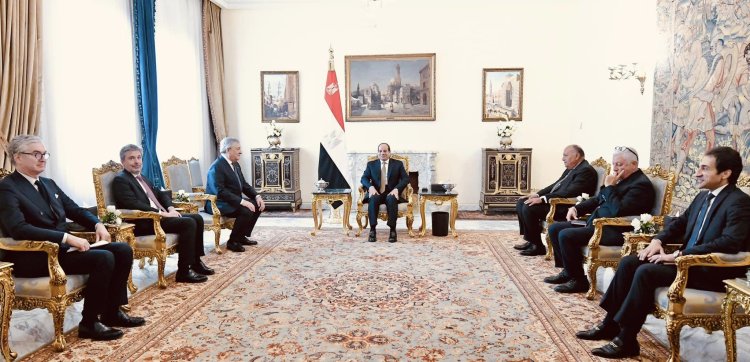 الرئيس السيسي يستقبل نائب رئيس الوزراء و وزير خارجية إيطاليا