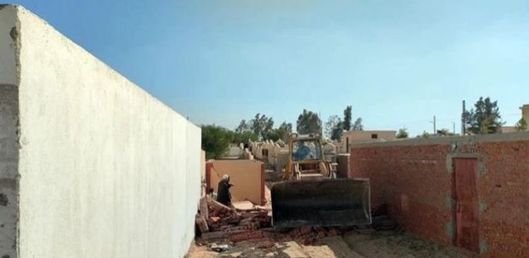 إزالات في "مقابر المستقبل" بمركز ومدينة الإسماعيلية