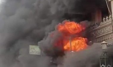 إخماد حريق بمستشفى النور المحمدي في المطرية