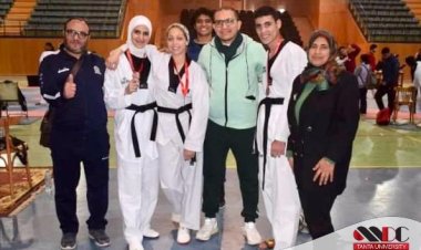 «طلاب طنطا» يحصدون ٧ ميدليات ببطولة التايكوندوا للجامعات