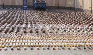 الداخلية: تحبط تهريب كمية من مخدر الهيدرو داخل سيارة نقل بالإسماعيلية 