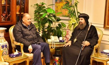 محافظ أسيوط يلتقى الأنبا «بيسنتي» لبحث إحياء مسار العائلة المقدسة