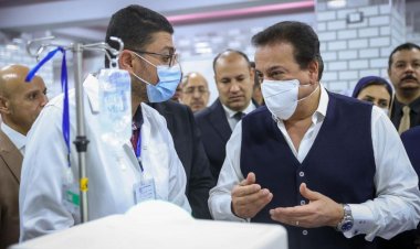 زيارة مفاجئة لوزير الصحة داخل مستشفى أبو كبير المركزي