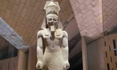 "للعملاء المميزين".. بنك أمريكي عالمي يضع المتحف الكبير بكتيباته الدعائية