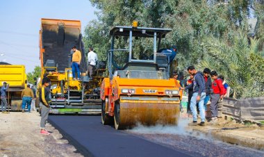 محافظ بغداد يعلن المباشرة بتبليط الشوارع الرئيسية في ناحية النهروان