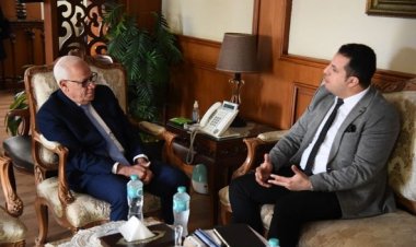 محافظ بورسعيد يستقبل العضو المنتدب لمجموعة عثمان أحمد عثمان لبحث سبل التعاون