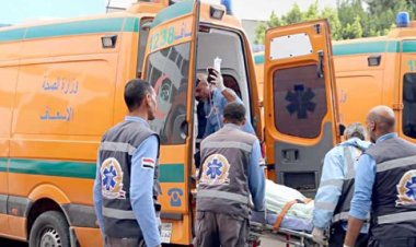 مصرع وإصابة 6 أشخاص في حادث تصادم سيارتين بالمنيا