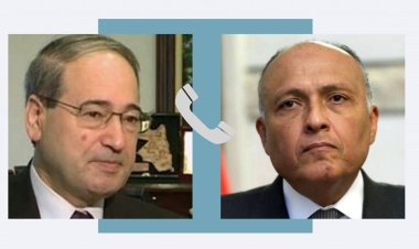 سامح شكري يجري اتصالاً بوزير خارجية سوريا