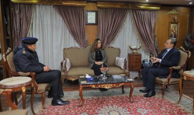 محافظ دمياط تُهنئ اللواء حسام توفيق لتعيينه مديراً لأمن المحافظة