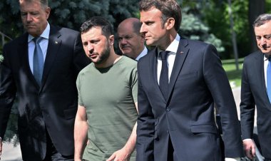 الرئيس الأوكراني يصل إلى فرنسا للقاء ماكرون وشولتز