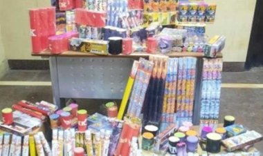 مصادرة 150 ألف قطعة ألعاب نارية في الجمالية