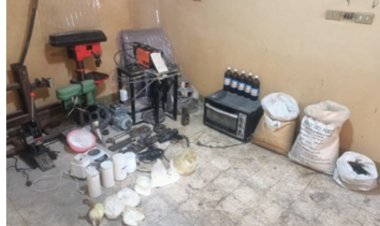 العثور على مصنع ضخم لإنتاج الكبتاجون والشابو بالشرقية (صور) 