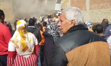 إصابة 14 شخصًا في انفجار «أنبوبة غاز.. وانهيار منزل من 3 طوابق في البحيرة
