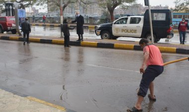 محافظ القليوبية يتابع جهود رفع وإزالة آثار الأمطار بمدينة بنها