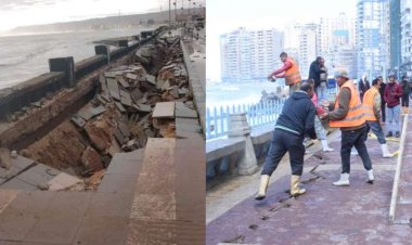 علاقة انهيار كورنيش الإسكندرية ومطروح بزلزال تركيا