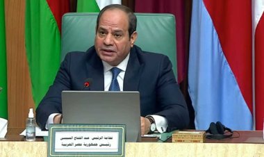 الرئيس السيسي: أدعو لإنجاز عملية السلام بين فلسطين وإسرائيل