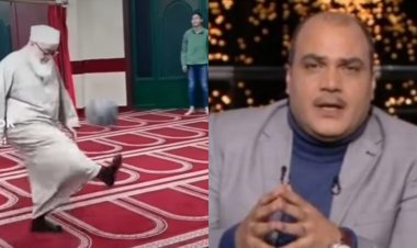 محمد الباز عن فيديو لإمام يلعب كرة بالمسجد: «معملش حاجة غلط.. والناس اللي دخلت شمال فيه معندهمش حق»