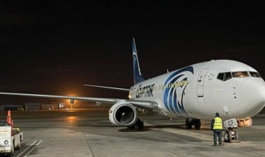 مصر للطيران للشحن الجوي تتسلم طائرة جديدة بعد تحويلها لـ «طائرة شحن»