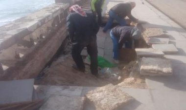 هبوط أرضي بكورنيش السلوم وتحرك عاجل من محافظة مطروح