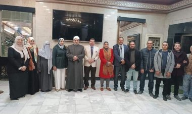 انطلاق قافلة جامعة الأزهر الشاملة إلى الأقصر محملة بـ 1500 شجرة زيتون