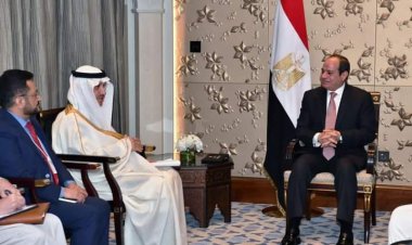 الرئيس السيسي يلتقي مع رئيس مجموعة البنك الإسلامي للتنمية في دبي