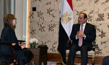 الرئيس السيسي يلتقي مع رئيسة وزراء تونس في دبي
