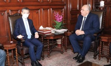 وزير الزراعة  يلتقي السفير الصينى بالقاهرة لبحث آفاق التعاون المشترك