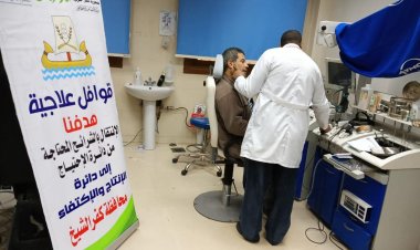 فحص وعلاج 125 مواطن فى قافلة طبية علاجية مجانية بكفرالشيخ