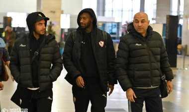 صور| بعثة الزمالك تطير إلى ليبيا لمواجهة المريخ السوداني