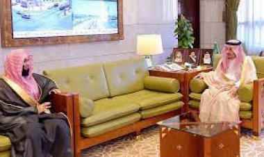 سمو أمير منطقة الرياض يستقبل رئيس محكمة التنفيذ بالرياض