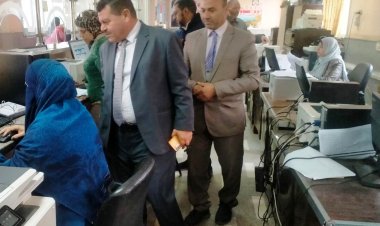 رئيس مدينة الفشن يشرف على انتظام سير العمل بالمركز التكنولوجي