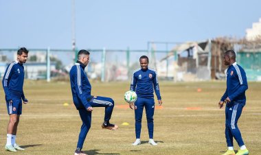 الأهلي يختتم تدريباته بفرع مدينة نصر قبل السفر للسودان
