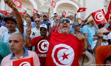 تظاهرة للاتحاد العام التونسي للشغل للتنديد بالوضع الاقتصادي