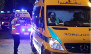 إصابة 14 شخصًا في حادث انقلاب سيارة ميكروباص بطريق الحي السادس بأكتوبر