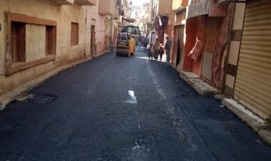 محافظ أسيوط: رصف شارع إسماعيل الشريف بالوليدية