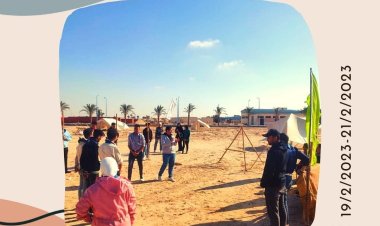 «الشباب والرياضة» تطلق دورة رواد الرهوط الأولي لجوالي وجوالات جامعة العريش