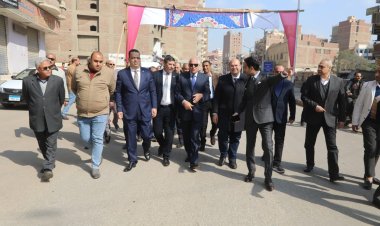 محافظ الجيزة: تطوير شامل لطريق ترسا في أبو النمرس وعمرو بن العاص بالبدرشين