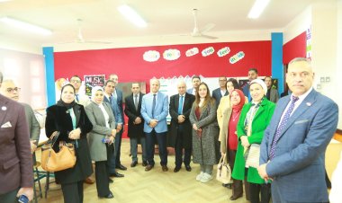 وفد لجنة التعليم بمجلس النواب ووكيل تعليم كفر الشيخ يتفقدان مدارس المحافظة