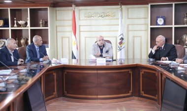 محافظ بني سويف يعقد اجتماعاُ لمتابعة مستجدات مصنع تدوير القمامة بسمسطا