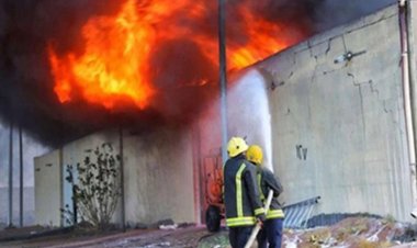 بالأسماء.. إصابة 3 أشخاص في حريق بمصنع مخبوزات بأكتوبر