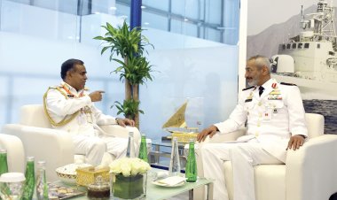 قائد القوات البحرية يلتقي عددا من القادة المشاركين في «آيدكس 2023»