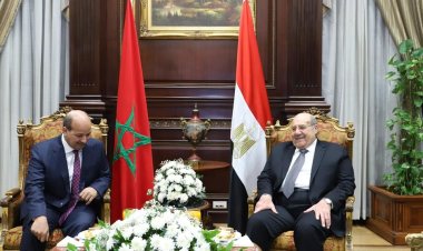 رئيس مجلس الشيوخ يستقبل رئيس مجلس المستشارين المغربي