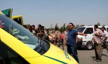 سيارة مسرعة تدهس شخصًا  أثناء عبوره طريق السويس الصحراوى