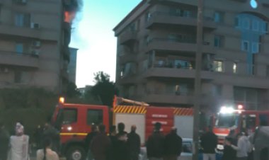 شجاعة فرد أمن تنقذ سيدة مسنة من حريق داخل شقتها بالتجمع الأول