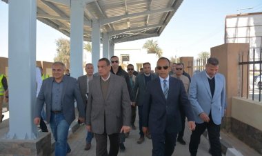 وزير التنمية المحلية يتفقد مشروعات حياة كريمة بمركز ملوي بمحافظة المنيا