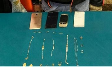 القبض على مسجل خطر لسرقته مشغولات ذهبية وهواتف من شقة سكنية