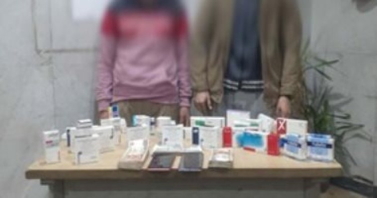 ضبط شخصين بحوزتهما كمية من العقاقير الطبية المخدرة بالجيزة